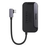 Baseus PadJoy universel 6in1 USB-C USB-C HUB til tablet / smartphone - mørkegrå