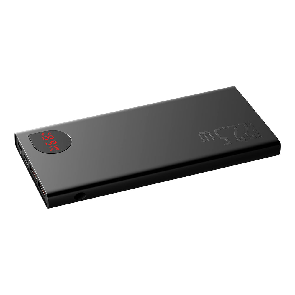 Baseus Adaman Metal Power Bank med hurtig opladning 10000mAh 22.5W (Overseas Edition 2021) sort