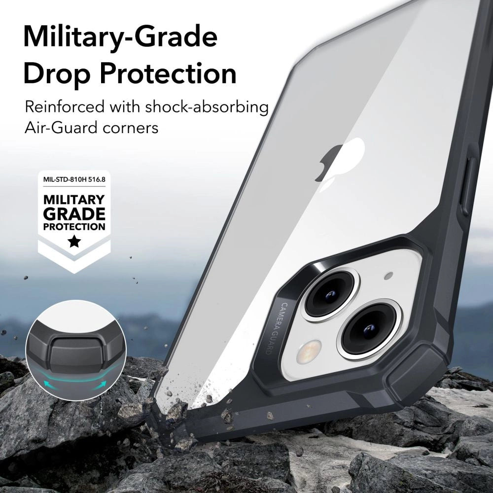 ESR Air Armor Case til iPhone 14 Plus - Clear Black