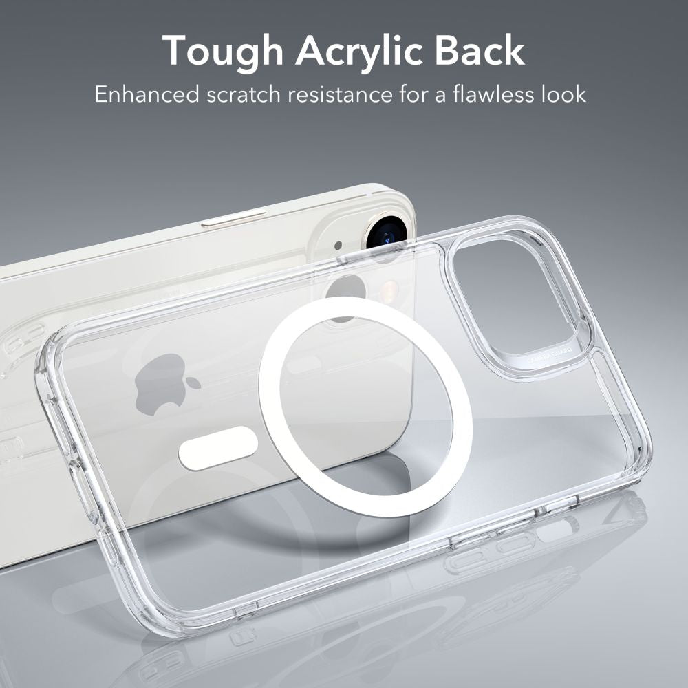 ESR Classic Hybrid Halolock Case med MagSafe til iPhone 13 / iPhone 14 - Klar