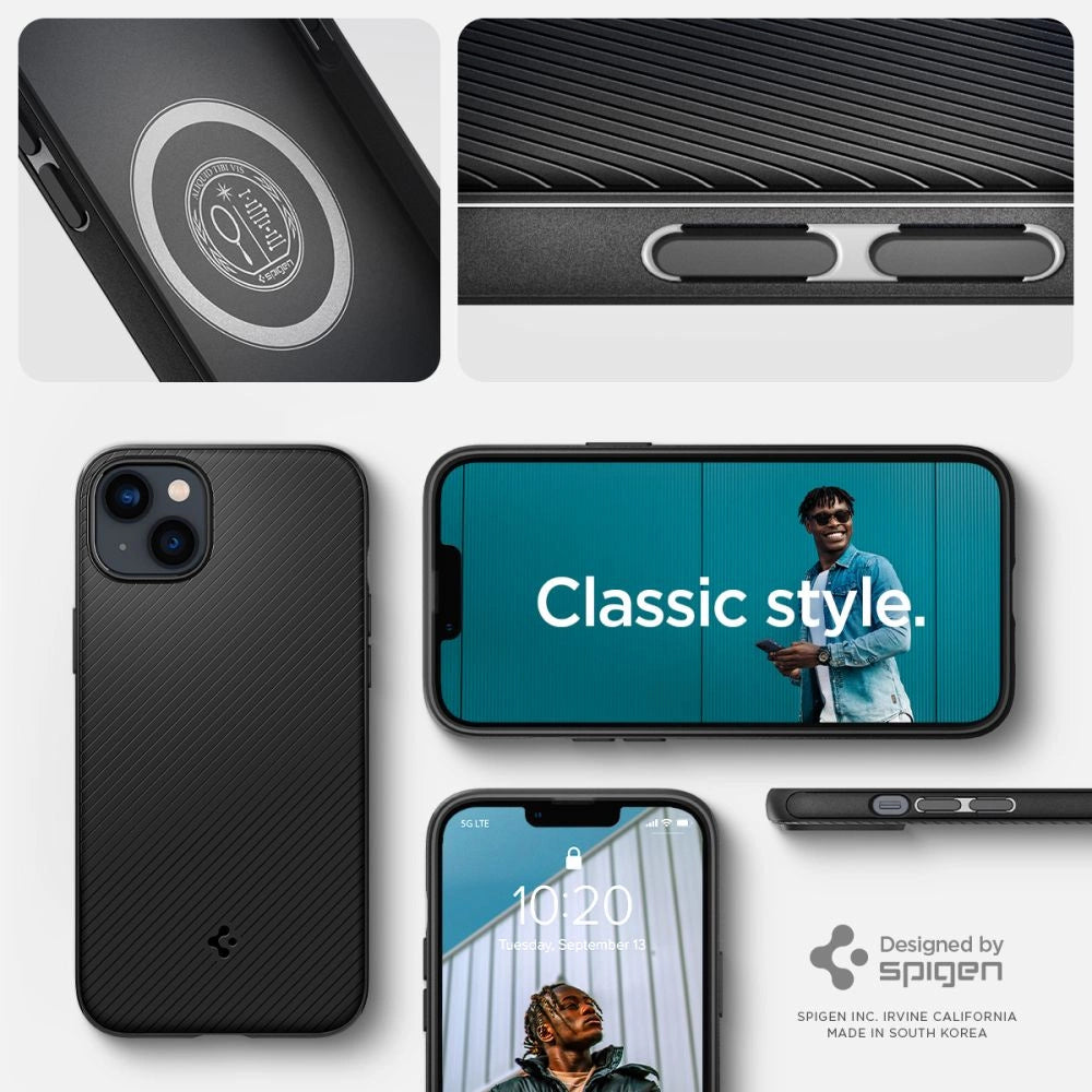 Spigen Mag Armor iPhone 14 Plus Case - Matte sort