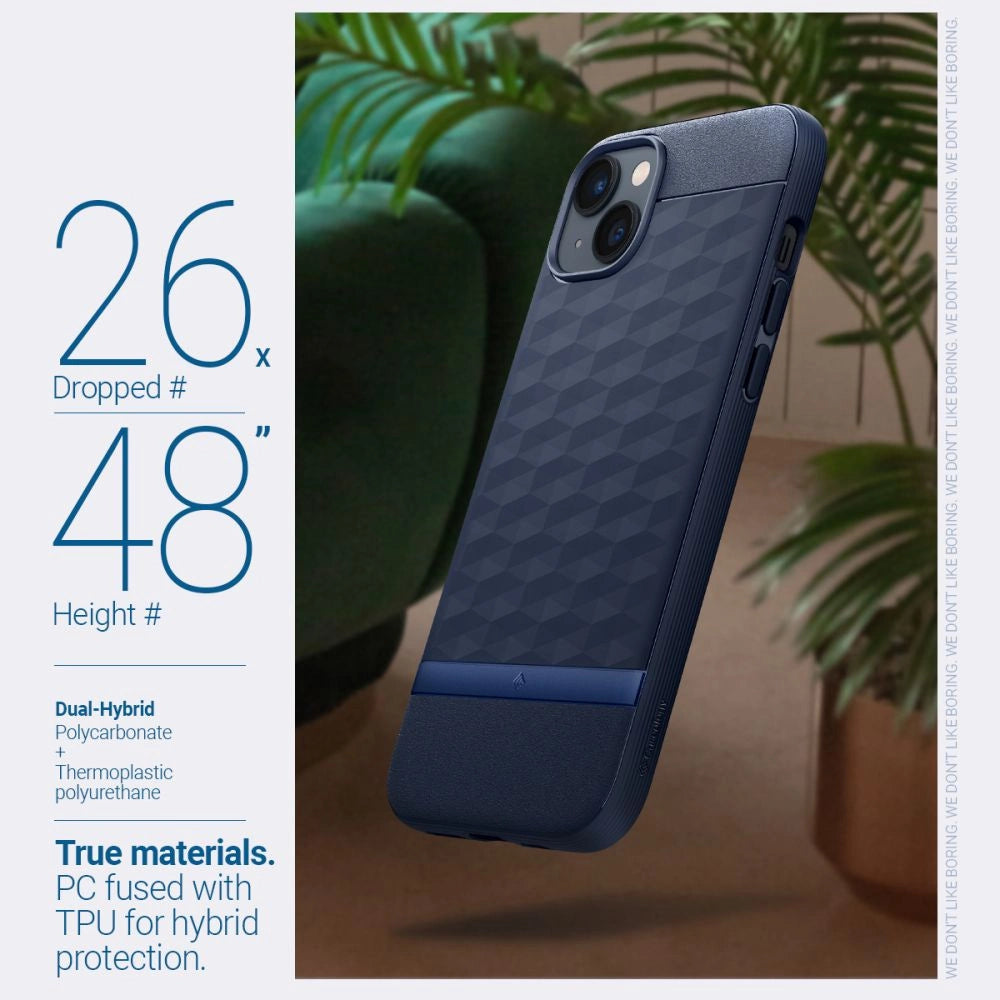 Caseology Parallax Mag Case med MagSafe til iPhone 14 Plus - Navy
