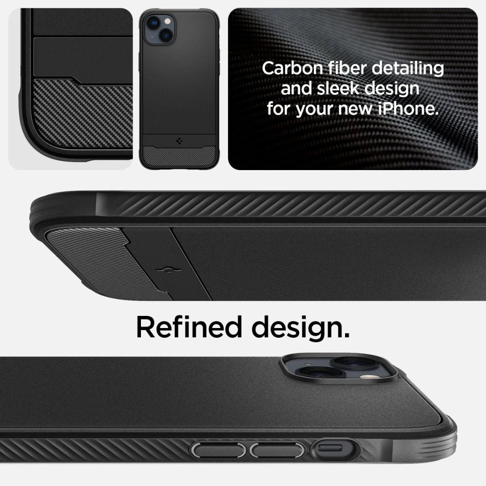 Spigen Rugged Armor Mag Case med MagSafe til iPhone 14 - Matte Black