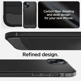 Spigen Rugged Armor Mag Case med MagSafe til iPhone 14 - Matte Black