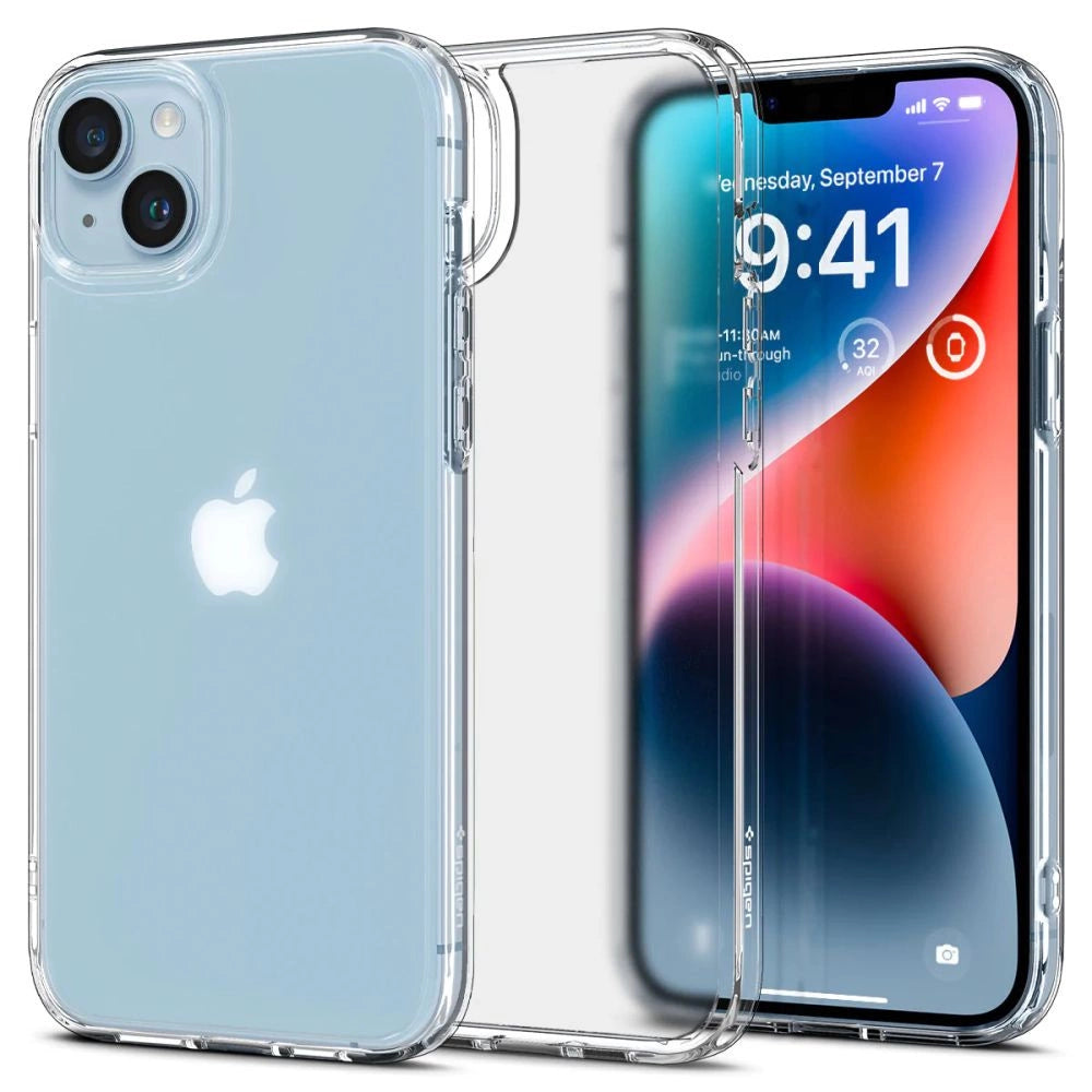 Spigen Ultra Hybrid iPhone 14 Plus Case - Mat klar