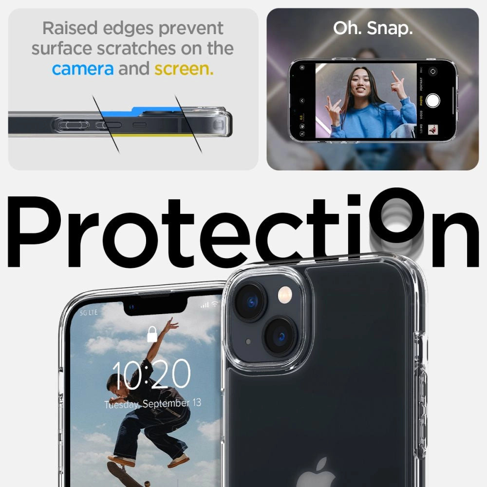 Spigen Ultra Hybrid iPhone 14 Plus Case - Mat klar