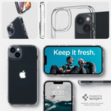 Spigen Ultra Hybrid iPhone 14 Plus Case - Mat klar