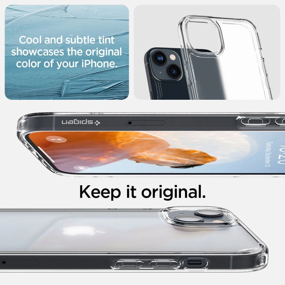 Spigen Ultra Hybrid iPhone 14 Plus Case - Mat klar