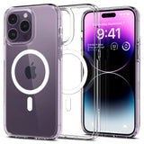 Spigen Ultra Hybrid Mag Case med MagSafe til iPhone 14 Pro - Clear/White