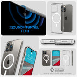 Spigen Ultra Hybrid Mag Case med MagSafe til iPhone 14 Pro - Clear/White