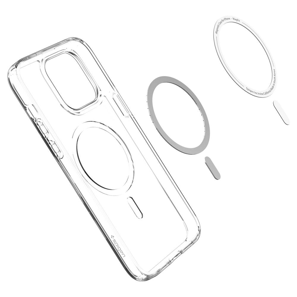 Spigen Ultra Hybrid Mag Case med MagSafe til iPhone 14 Pro - Clear/White
