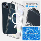 Spigen Ultra Hybrid Mag Case med MagSafe til iPhone 14 - Clear/White