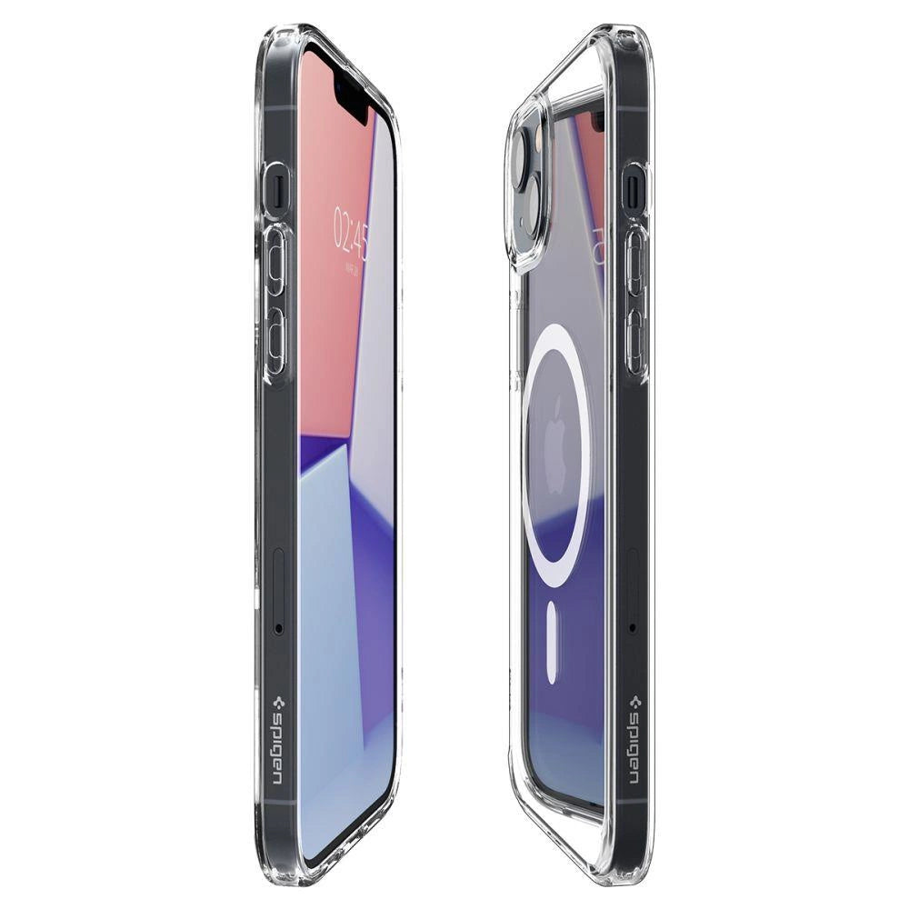 Spigen Ultra Hybrid Mag Case med MagSafe til iPhone 14 - Clear/White