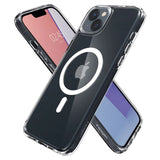 Spigen Ultra Hybrid Mag Case med MagSafe til iPhone 14 - Clear/White