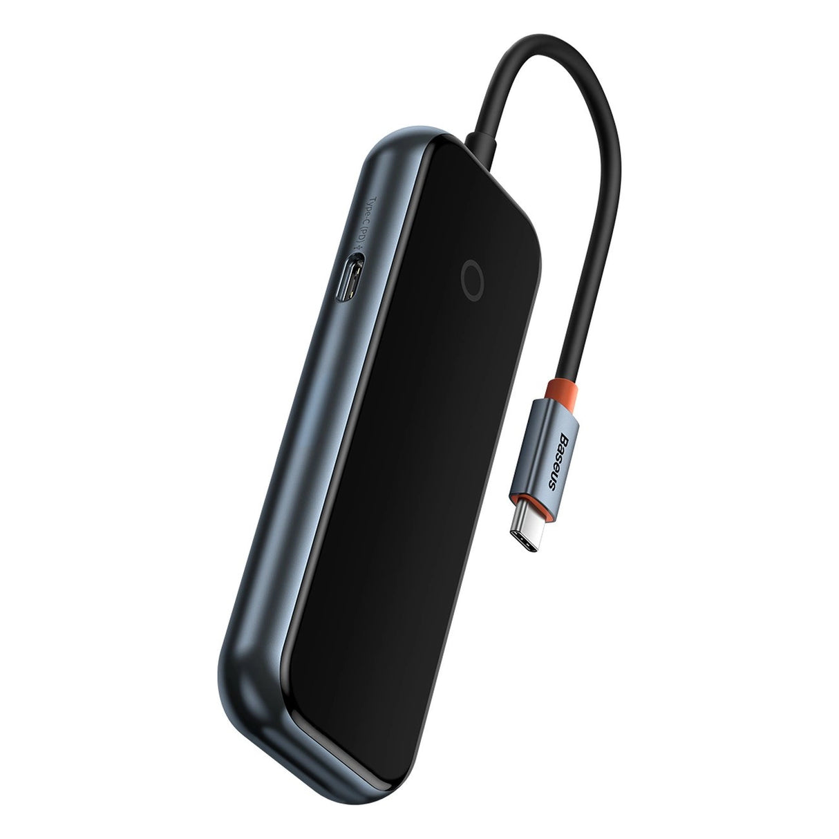 Baseus AcmeJoy HUB 4-port (USB-C til 1x USB-C PD&Data/3x USB3.0) mørk grå (WKJZ010013)