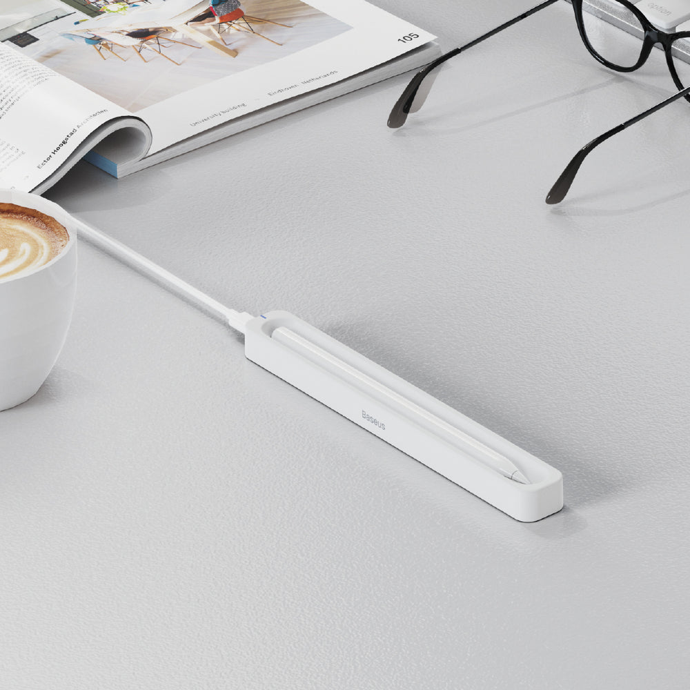 Wireless charger for Apple Pencil 2 / Baseus stylus - white