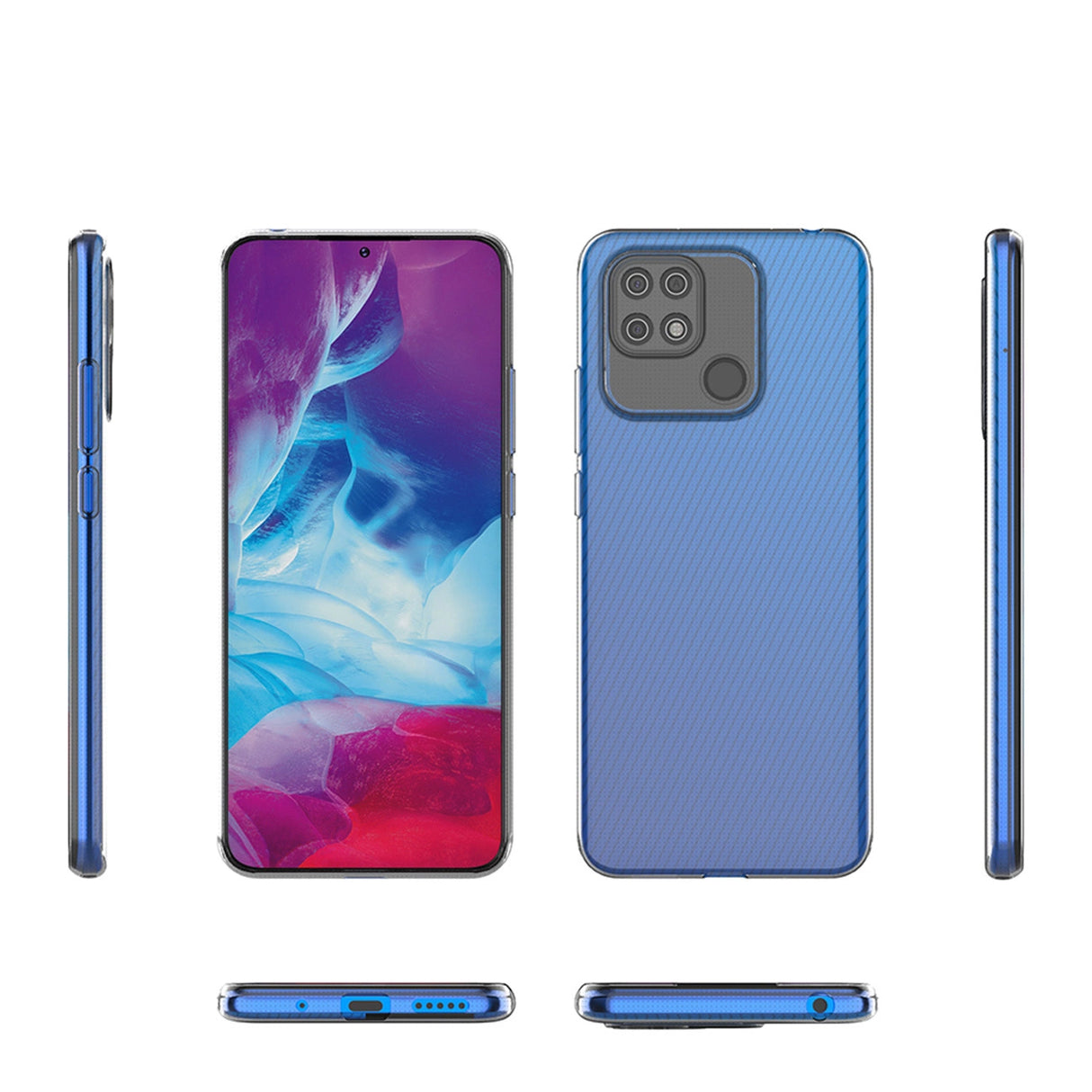 Ultra Clear 0,5 mm kuffert til Xiaomi Poco C40 tynd omslag gennemsigtig