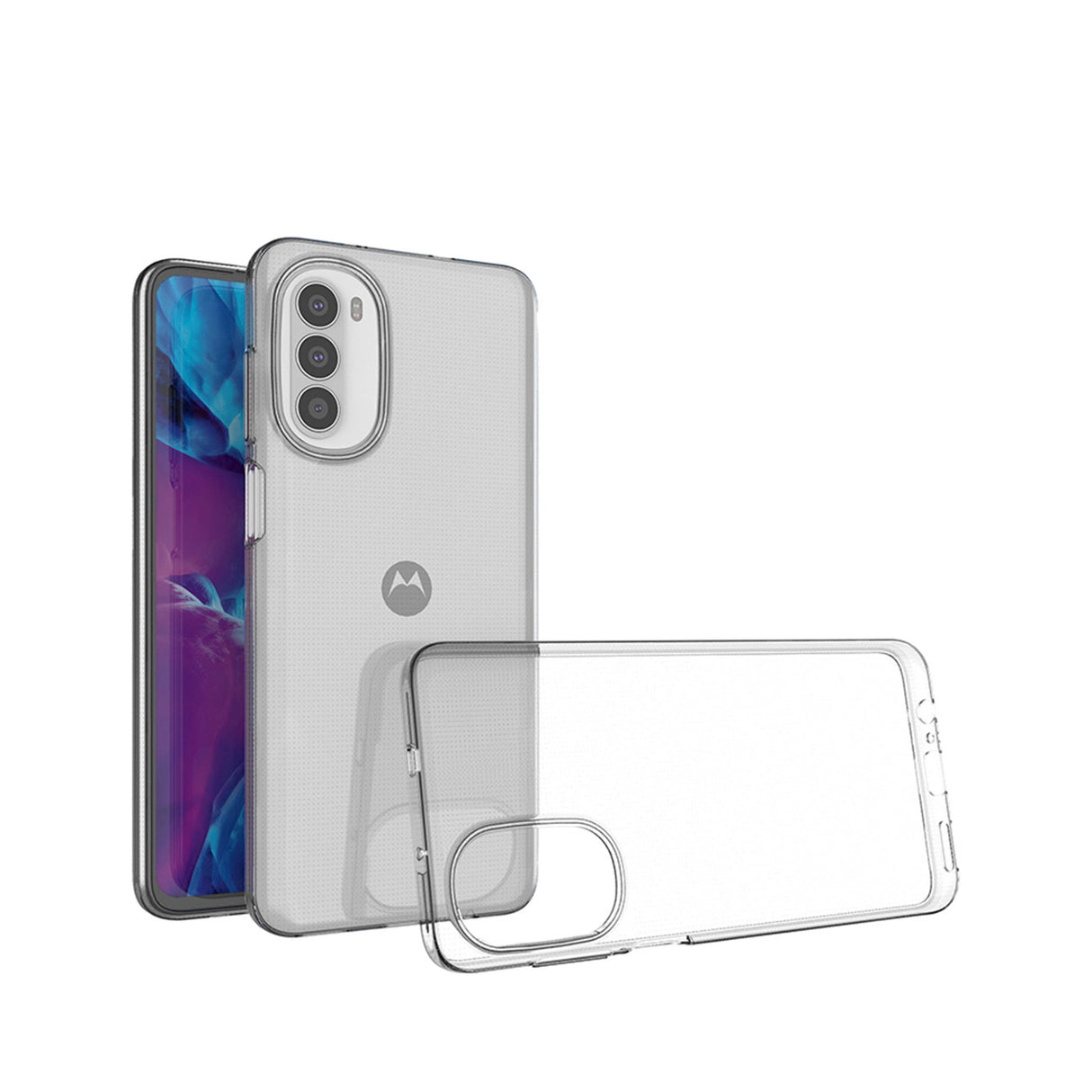 Ultra Clear 0,5 mm æske til Motorola Moto G82 5G / Moto G52 tynd omslag gennemsigtig