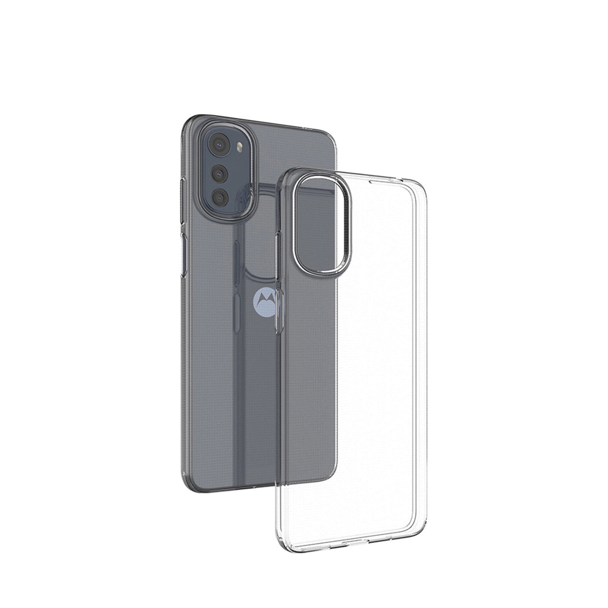 Ultra Clear 0,5 mm æske til Motorola Moto E32 tynd omslag gennemsigtig