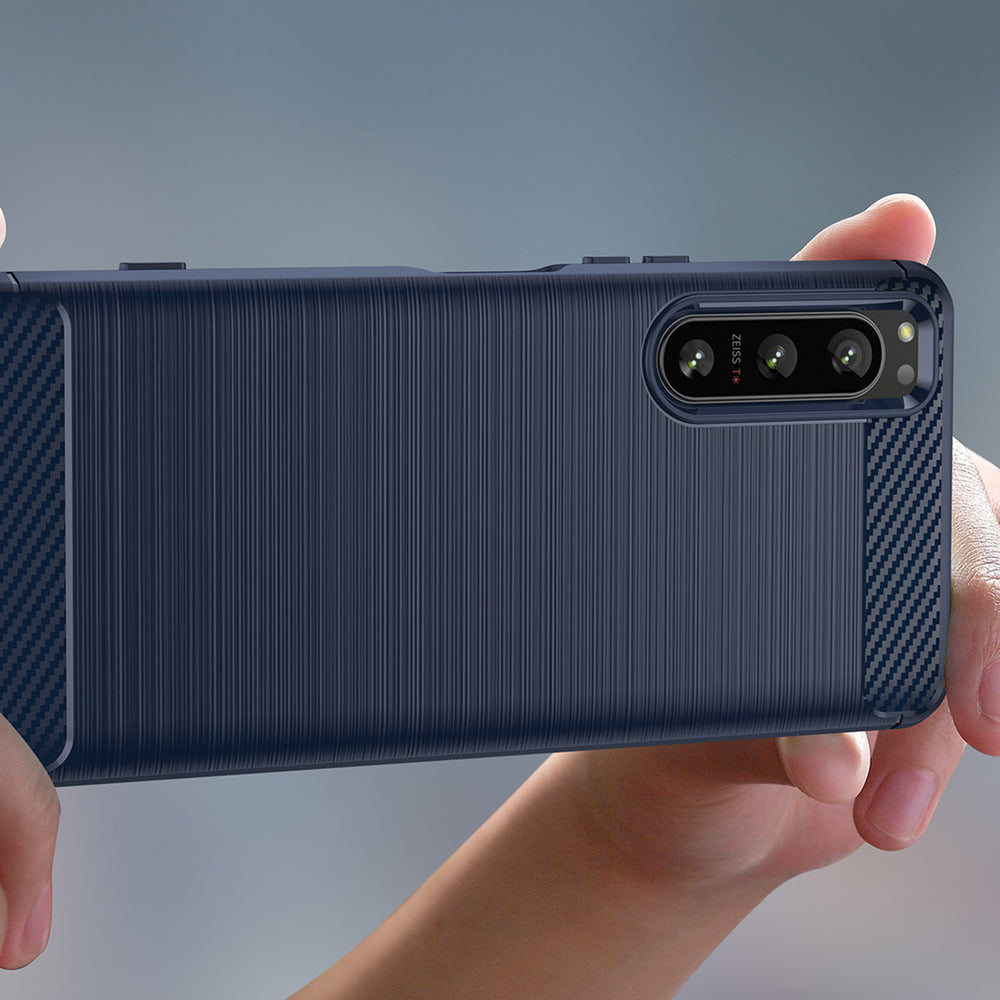 Thunder Case Xiaomi Poco M4 5G silikone rustning case sort