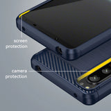 Thunder Case Xiaomi Poco M4 5G silikone rustningskasse sort
