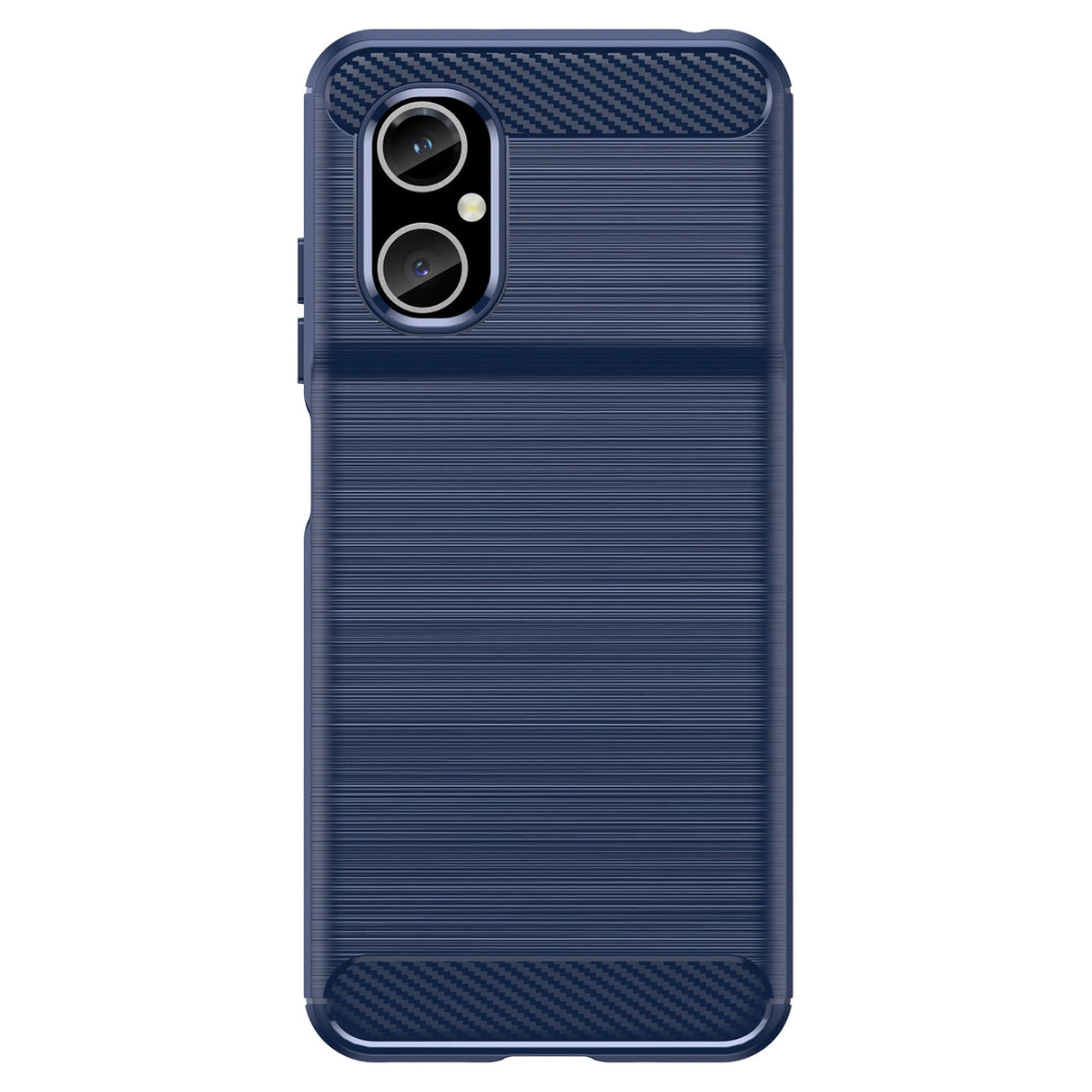 Carbon Case Cover til Xiaomi Redmi Note 11E / Redmi 10 5G / Redmi 10 Prime + 5G / Poco M4 5G Fleksibel silikone Carbon Cover Blå