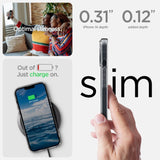 Spigen Ultra Hybrid Mag Case med MagSafe til iPhone 14 Plus - klar sort