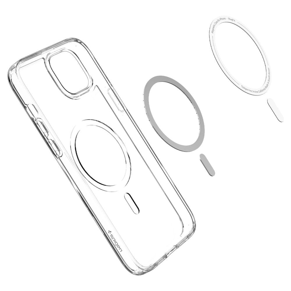 Spigen Ultra Hybrid Mag Case med MagSafe til iPhone 14 Plus - klar sort