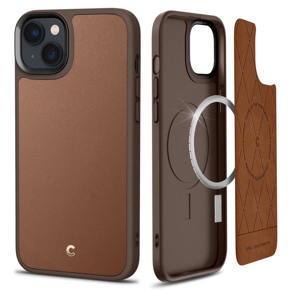 Spigen Cyrill Kajuk Mag Case med MagSafe til iPhone 14 Plus - Brunt