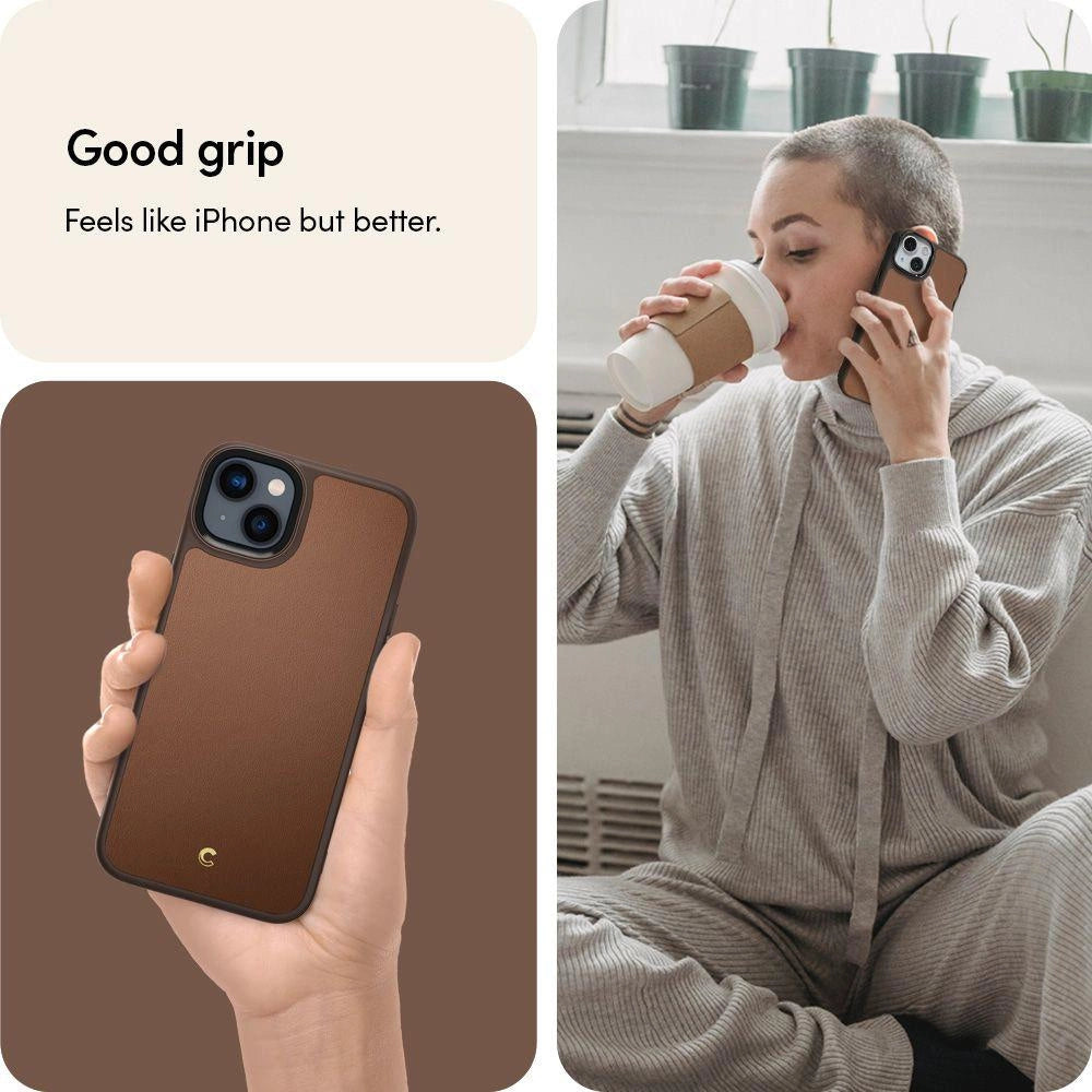 Spigen Cyrill Kajuk Mag Case med MagSafe til iPhone 14 Plus - Brunt