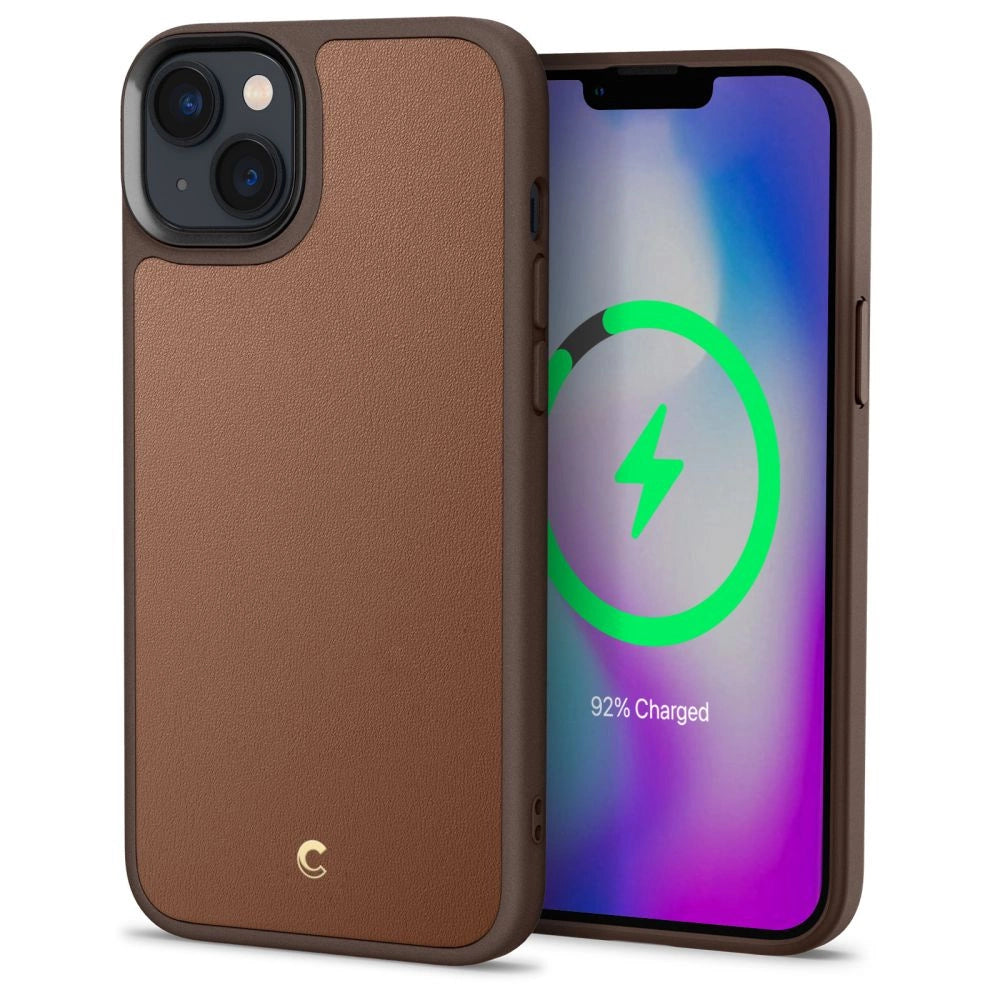 Spigen Cyrill Kajuk Mag Case med MagSafe til iPhone 14 Plus - Brunt