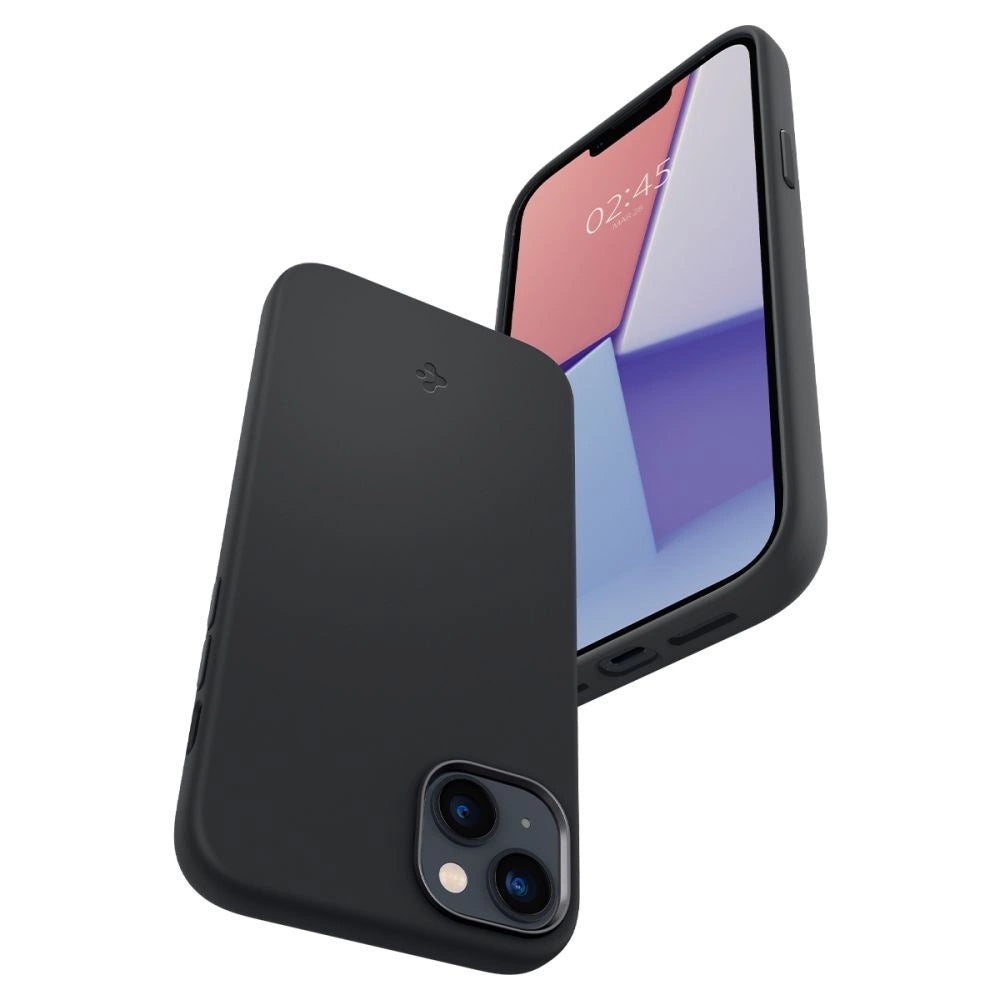 Spigen Silicone Fit Mag Case med MagSafe til iPhone 14 Plus - sort