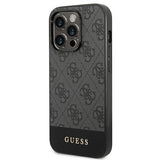 Guess GUHCP14XG4GLGR iPhone 14 Pro Max 6.7" grå/grå hardcase 4G Stripe Collection