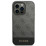 Guess GUHCP14XG4GLGR iPhone 14 Pro Max 6.7" grå/grå hardcase 4G Stripe Collection