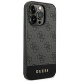 Guess GUHCP14XG4GLGR iPhone 14 Pro Max 6.7" grå/grå hardcase 4G Stripe Collection