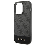 Guess GUHCP14XG4GLGR iPhone 14 Pro Max 6.7" grå/grå hardcase 4G Stripe Collection