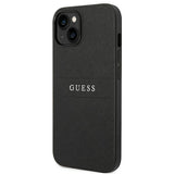 Guess GUHCP14MPSASBBK iPhone 14 Plus 6,7" sort Saffiano Strap