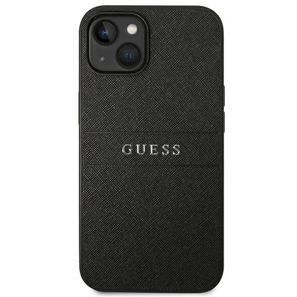 Guess GUHCP14MPSASBBK iPhone 14 Plus 6,7" sort Saffiano Strap