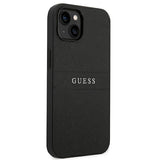 Guess GUHCP14MPSASBBK iPhone 14 Plus 6,7" sort Saffiano Strap