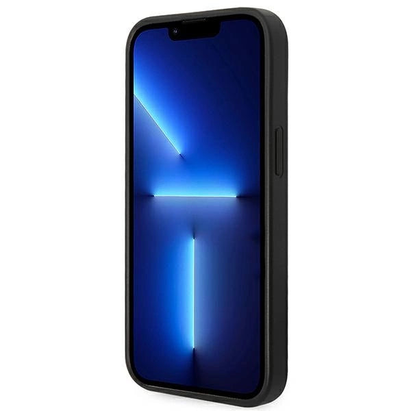 Guess GUHCP14MPSASBBK iPhone 14 Plus 6,7" sort Saffiano Strap