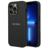 Guess GUHCP14LPSASBBK iPhone 14 Pro 6,1" sort Saffiano Strap