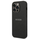 Guess GUHCP14LPSASBBK iPhone 14 Pro 6,1" sort Saffiano Strap