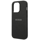 Guess GUHCP14LPSASBBK iPhone 14 Pro 6,1" sort Saffiano Strap