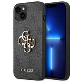 Guess GUHCP14S4GMGGR iPhone 14 6,1" szary/grå hardcase 4G Big Metal Logo