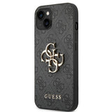 Guess GUHCP14S4GMGGR iPhone 14 6,1" szary/grå hardcase 4G Big Metal Logo
