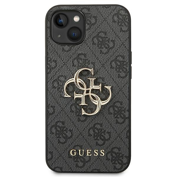 Guess GUHCP14S4GMGGR iPhone 14 6,1" szary/grå hardcase 4G Big Metal Logo