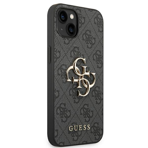 Guess GUHCP14S4GMGGR iPhone 14 6,1" szary/grå hardcase 4G Big Metal Logo