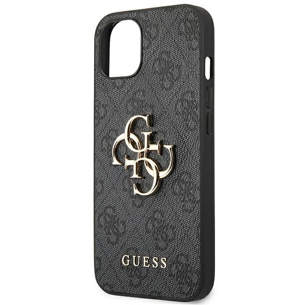 Guess GUHCP14S4GMGGR iPhone 14 6,1" szary/grå hardcase 4G Big Metal Logo