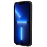 Karl Lagerfeld KLHCP14MSAPCHK iPhone 14 Plus 6,7" Hardcase sort Saffiano Choupette Head Patch