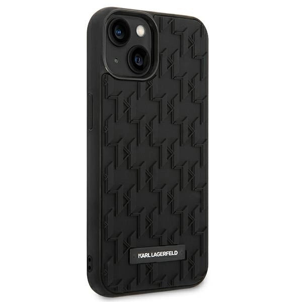 Karl Lagerfeld KLHCP14MRUPKLPK iPhone 14 Plus 6,7" hårdkasse sort 3D-monogram